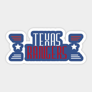 TEXAS RANGERS WORLD SERIES CHAMPIONSHIPS 2023 Sticker